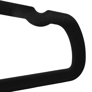 Umeras cu catifea Relaxdays, set 50 bucati, rutschfest, negru, dimensiuni 42,5 cm - Img 6