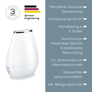 Umidificator Beurer LB 37, 2L, 200 mlh, alb - Img 6