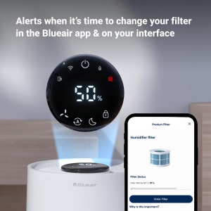 Umidificator Blueair H35i cu filtru de schimb, protectie antibacteriana, uscare rapida - Img 4