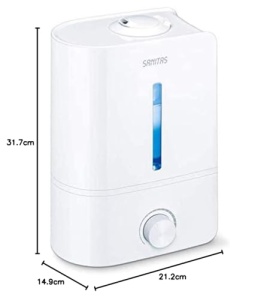 Umidificator cu ultrasunete Sanitas SLB 40, aromaterapie, pentru camere de pana la 30m - Img 9