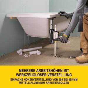 Unealta de ridicat Stanley TradeLift Plus, capacitate 150 kg, inaltime reglabila 295-685 mm - Img 4