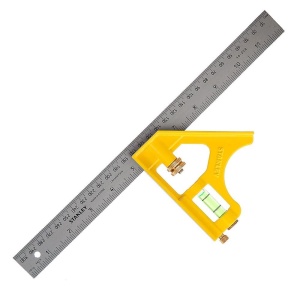 Unghiometrul Stanley 2-46-028, 300mm, cu nivel si sistem de prindere eficient