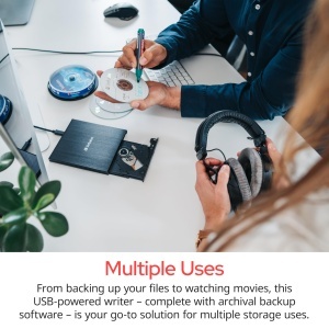Unitate externa CDDVD Verbatim Slimline cu USB, Nero Burn Archive, 350g - Img 5