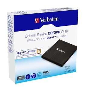 Unitate externa CDDVD Verbatim Slimline USB-C 8.5GB, cu software Nero - Img 5