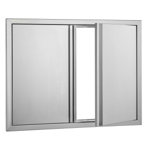 Usa de acces pentru exterior VEVOR BH-010, din otel inoxidabil, 787 x 609 mm - Img 9