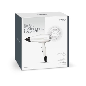 Uscator de par BaByliss Speed Pro 2000W, alb, cu tehnologie anti-frizz - Img 9