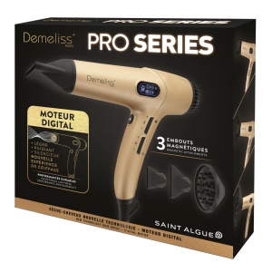 Uscator de par Demeliss Saint Alge Pro Series, 1800W, usor si silentios - Img 3