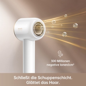 Uscator de par Dreame Hair Glory, 110.000 rpm, 70 ms, alb - Img 5