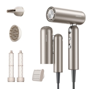 Uscator de par Dreame Pocket Pro Gold Motor 110000 RPM Ioni negativi