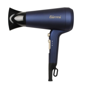 Uscator de par Girmi PH22 2100W 2 viteze 2 temperaturi AlbastruAuriu - Img 2