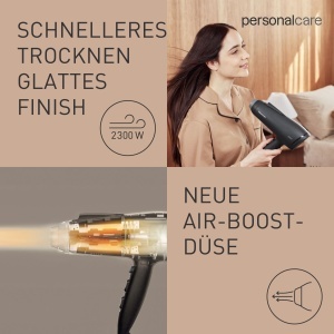 Uscator de par Panasonic EH-NE85-K825, 2300 W, tehnologie ionica, negru - Img 2