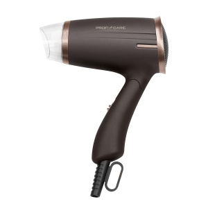 Uscator de par ProfiCare PC-HT 3009, 1400W, compact, cu maner pliabil, maro