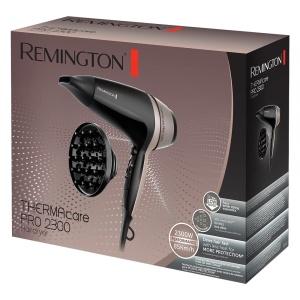 Uscator de par Remingon [uscare rapida si eficienta] Thermacare PRO 2300 (2100W, generator de ioni, inel de ioni ceramic, 3 incalziri si 2 sep. Trepte de suflanta, etapa de racire, 2 duze de coafare + difuzor) D5715 - Img 5
