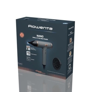 Uscator de par Rowenta Maestria Nano HY8120F0, 1700W, ultra usor, GriRose Gold - Img 9