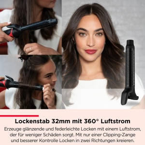 Uscator de par si Multi-Styler Revlon One-Step RVDR5333, 3-in-1, 50 mai putina caldura - Img 3