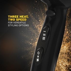 Uscator de par WAHL PowerPik 2 Negru 1500W Anti-Frizz pentru par afro - Img 4
