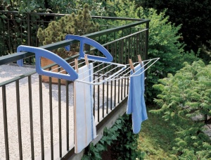 Uscator de rufe Metaltex Bries, 6 m, ajustabil, culori variate - Img 2