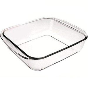 Vas de cuptor Ibili 480625, sticla transparenta, 25 x 22 x 5 cm