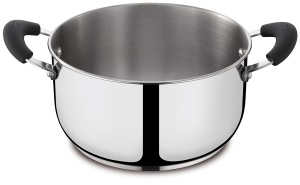 Vas de gatit Lagostina Gioiosa, inox 1810, 22 cm, 4 litri