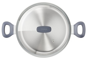 Vas de gatit Tefal G71244 Daily Cook 20cm, cu capac, inox, inductie - Img 3