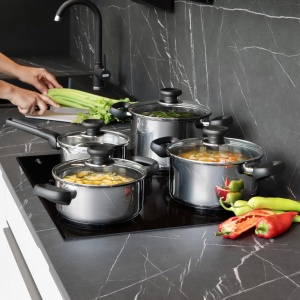 Vas de gatit Tescoma Brava cu capac, 24 cm, 7,0 l - Img 3