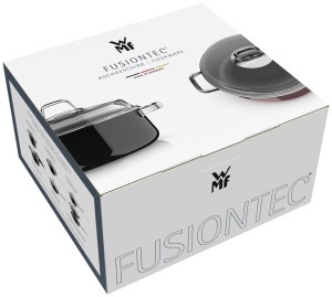 Vas de gatit WMF Fusiontec Mineral Pro, 28 cm, negru, cu capac din sticla - Img 7