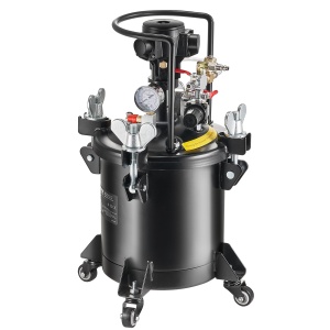 Vas sub presiune VEVOR pentru vopsea spray, vas sub presiune complet automat de 10 litri cu functie de agitare, presiune reglabila de 70 psi, vas sub presiune, rezervor de vopsea cu pistol de pulverizare si furtunuri, pentru vopsire etc. - Img 9