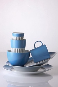 Vas Supa Thomas Sunny Day, Portelan, Culoare Hellblau, Spalabil in Masina de Spalat Vase - Img 3