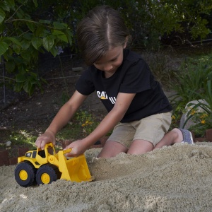 Vehicul de constructie Caterpillar CAT Radlader, 25,4 cm, galben-negru - Img 5