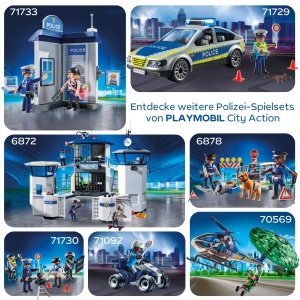Vehicul de interventie Playmobil 71144 SWAT cu lumini si sunete 73 piese - Img 5