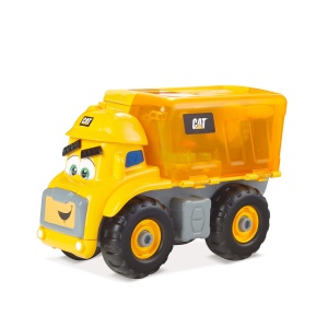 Vehicul de jucarie Caterpillar FIX-IT PHILIP, 30 cm, alb, cu unelte magnetice - Img 6