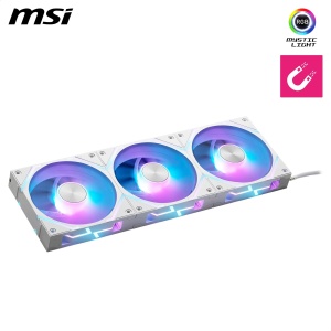 Ventilator ARGB MSI MPG EZ120 WHITE, 120 mm, PWM, design magnetic - Img 2