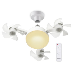 Ventilator de tavan Beper P206VEN612 cu LED, 3 viteze, telecomanda - Img 1