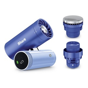 Ventilator personal Shark ChillPill FA022EULV, 3-in-1, design portabil, culoare gri