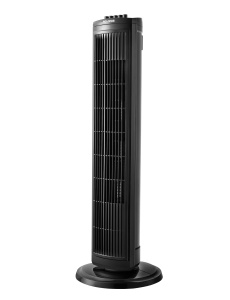 Ventilator turn Pelonis 76 cm 3 viteze timer 8 ore design compact negru