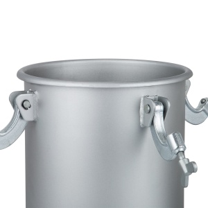 VEVOR 10L 30PSI Suport de vopsea pentru aplicarea acuarelei, petelor, lacurilor, suprafetelor fine pentru proiecte interioare si exterioare Pistol de vopsea, argintiu, 10L - Img 7