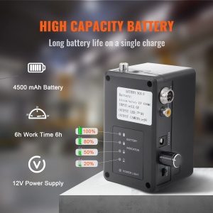 VEVOR 9 "Camera de inspectie 50m Camera de teava 1 Megapixel Camera de canalizare 720P Camera de boroscop 12V 4500mAh Baterie cu litiu 6 ore Camera de inspectie a tevilor IP68 pentru canalizare Sisteme de canalizare Drenuri - Img 9