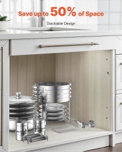 Vevor Chafing Dish Buffet 47L Argintiu Design Elegant - Img 7