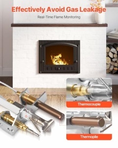 VEVOR ZH-919A Kit Zapaire Gaz Natural Compatibil cu Modele Heatilator Usor de Instalare - Img 3