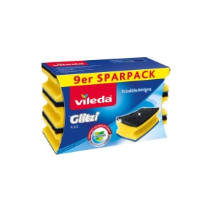 Vileda Glitzi Plus Topfreiniger 9 Bucati Albastru Antibacterian