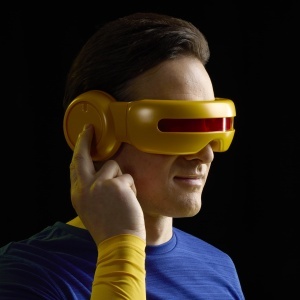 Vizor Premium Cyclops Marvel Legends X-Men 97, Design Detaliat, Culoare Galben-Rosu - Img 8