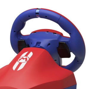 Volan de curse HORI Mario Kart Pro Mini pentru Nintendo Switch 2, cu pedale, 22cm, cablat - Img 5