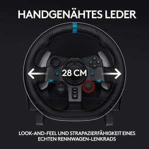 Volan de gaming Logitech G29, Force Feedback, 900 rotire, piele, pentru PS5, PS4, PC - Img 5