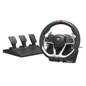 Volan Gaming HORI Force Feedback Racing Wheel DLX cu Pedale Metalice Compatibil Xbox Series XS