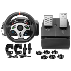Volan pentru gaming Mars Gaming MWH-RSXTWO, 270, 13 butoane, negru - Img 11