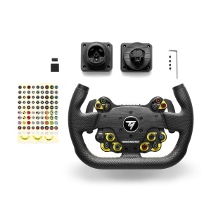 Volan Thrustmaster EVO Racing 31U Leather, 31 cm, cu 25 butoane, compatibil PS5, PS4, Xbox, PC - Img 6