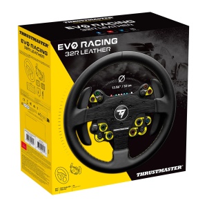 Volan Thrustmaster EVO Racing 32R, 32 cm, din piele, compatibil PC si console - Img 2