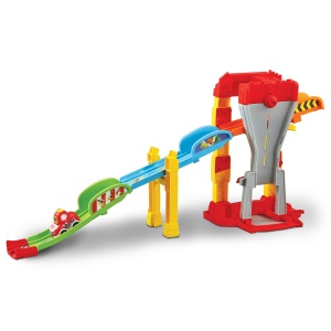 VTech TUT TUT Baby Flitzer - Rampa 4-in-1 - Set de joc cu rampa auto cu 4 optiuni de constructie si masina de curse - Pentru copii 1-5 ani - Img 4