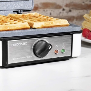 Waffeleisen Cecotec Fun, 1200W, 2 Waffeln, RockStone Antihaft - Img 3