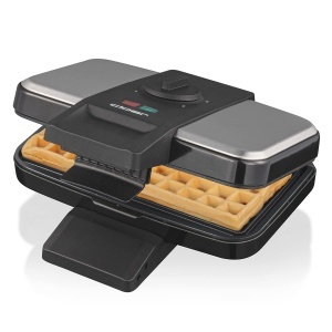 Waffle Maker Cloer 1459, 1000 W, antiaderent, inox negru - Img 8
